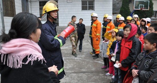 特教學校開展消防演練