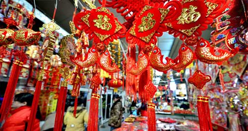 市民喜迎春節到來