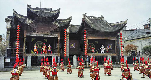 山陽縣劇團精心打造實景劇