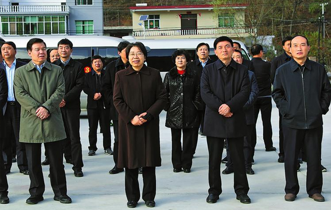 全市重大項目建設現場觀摩會在鎮安柞水山陽進行觀摩