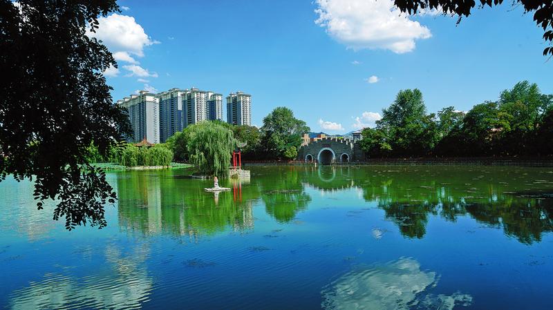 改革開放涌春潮 蓮湖公園顯美景