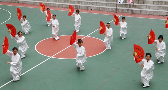 洛南舉辦第二個(gè)全民健身日展示活動(dòng)