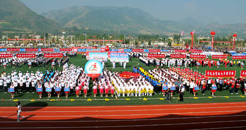 市青少年田徑、足球運動會開幕