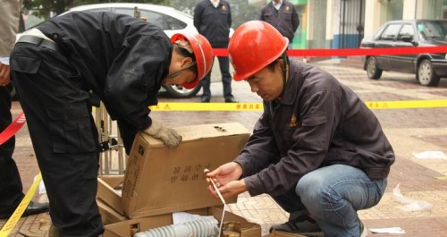 電力線路檢修完畢 名人街恢復供電