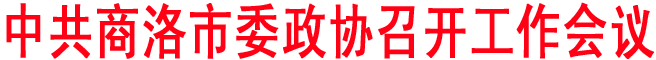 中共商洛市委政協召開工作會議