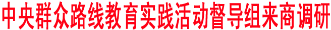 中央群眾路線教育實踐活動督導組來商洛調研