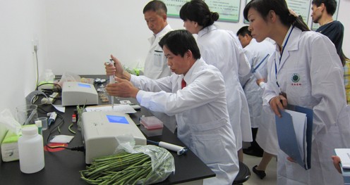 商洛舉行首屆農產品質量安全檢測技能競賽