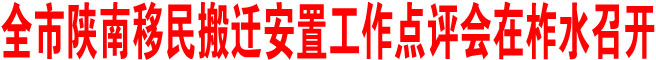 全市陜南移民搬遷安置工作點評會在柞水召開