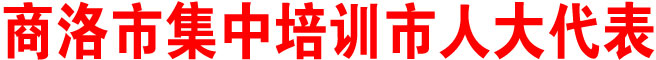 商洛市集中培訓市人大代表