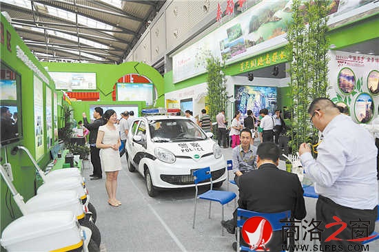 商丹園區展出新能源車吸引客商