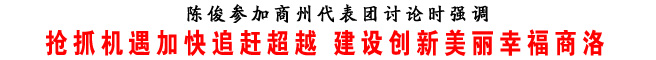 搶抓機遇加快追趕超越 建設創新美麗幸福商洛