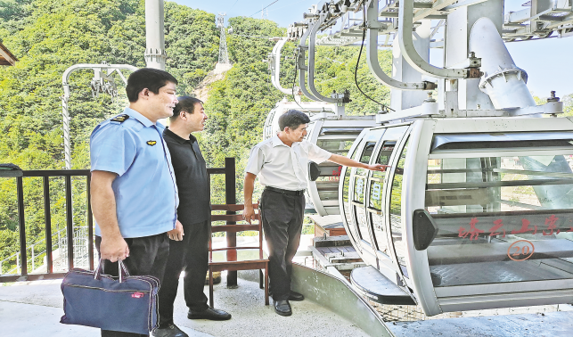 排查防雷隱患 確保景區安全