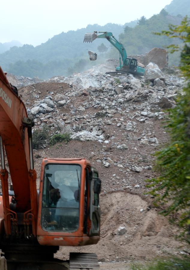 （山陽山體滑坡）（2）陜西省山陽縣發生山體滑坡約40人失蹤