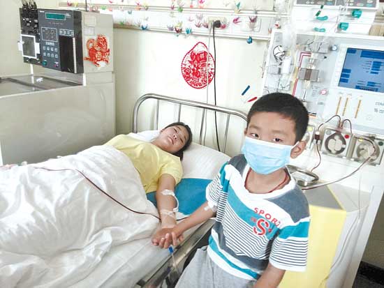 采集造血干細胞第一天，小天宇來給我加油打氣！采集造血干細胞第一天，小天宇來給我加油打氣！