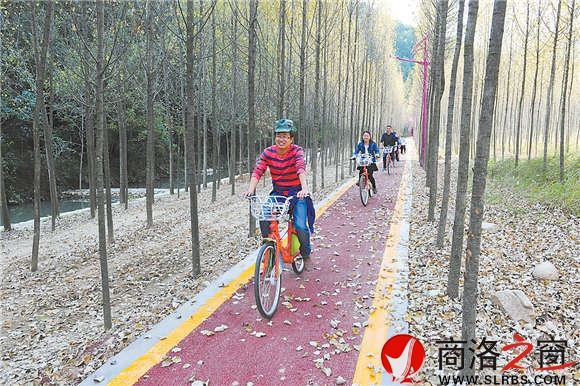 后灣村有專門的公共自行車服務(wù)點(diǎn)，有許多條修建漂亮的自行車道，無論什么季節(jié)騎車暢游在村子中間，都是一種極其愉悅的享受。